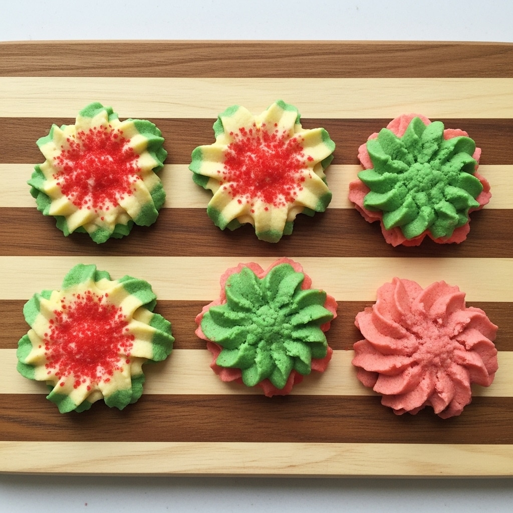 Easy Christmas Spritz Cookies Recipe - Recipe Image