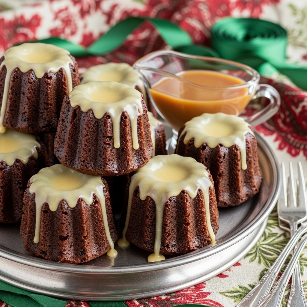 Figgy Pudding with Sticky Toffee Sauce Recipe - Recipe Image