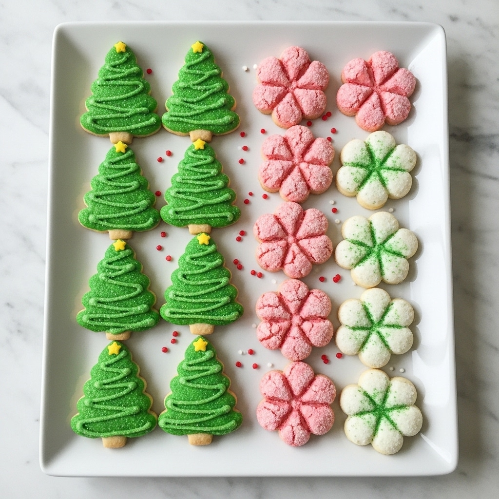 Easy Christmas Spritz Cookies Recipe - Recipe Image
