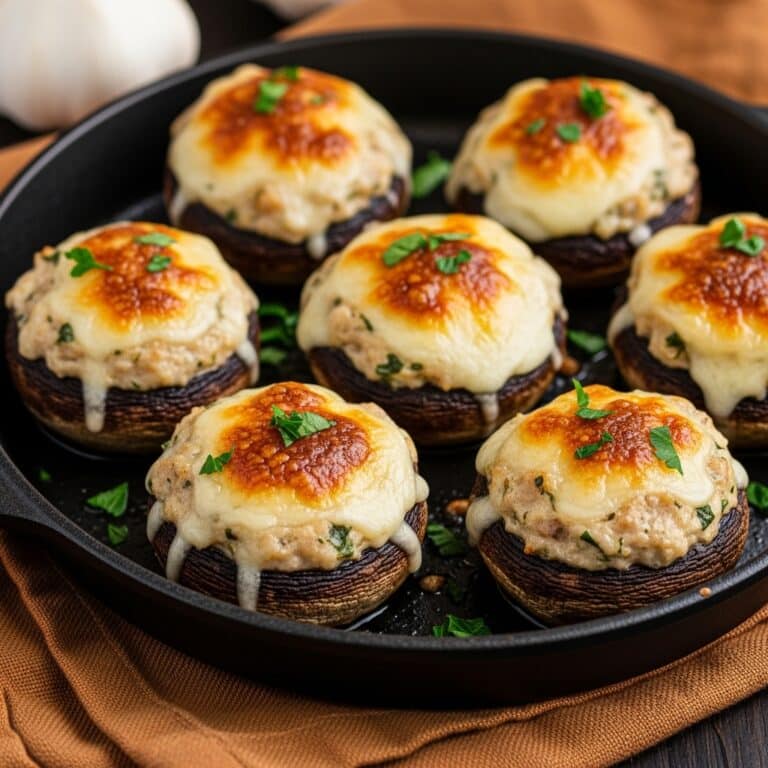 Jalapeno Popper Mushrooms Recipe