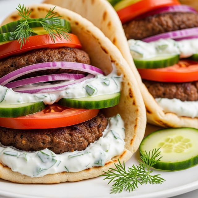 Greek Gyro with Homemade Gyro Meat Recipe - Recipe Image
