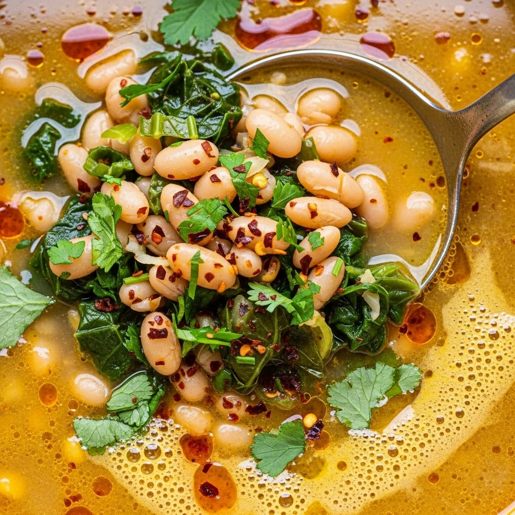 Creamy White Bean Soup with Kale Recipe - Recipe Image