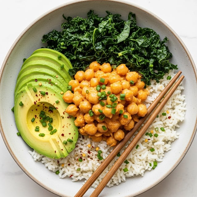 Peanut Chickpea & Veggie Bowls Recipe - Recipe Image