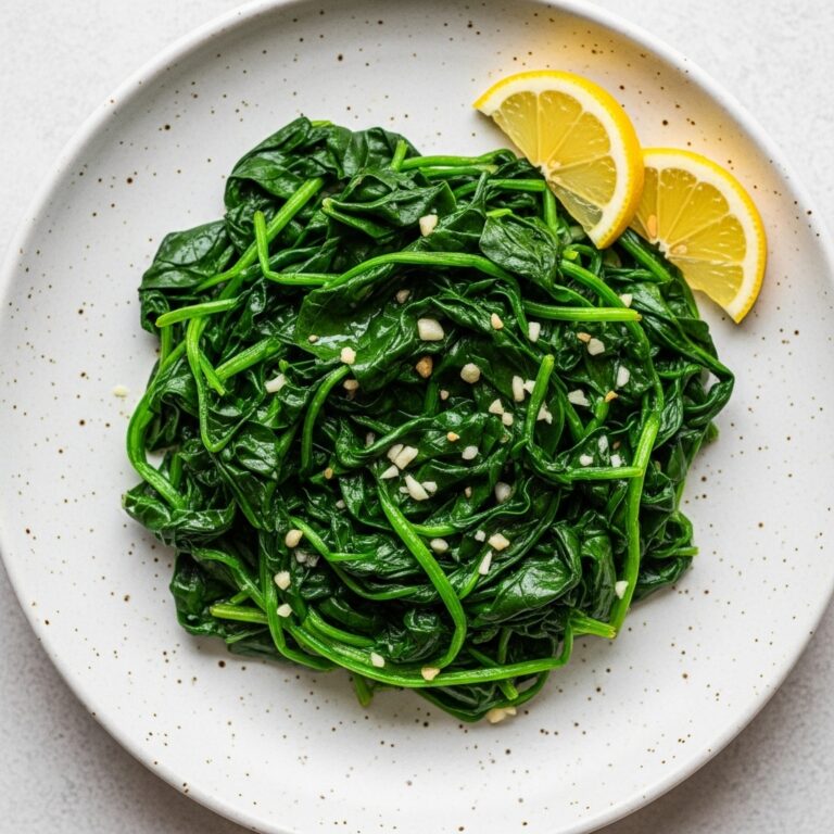 10-Minute Sautéed Spinach with Garlic Recipe