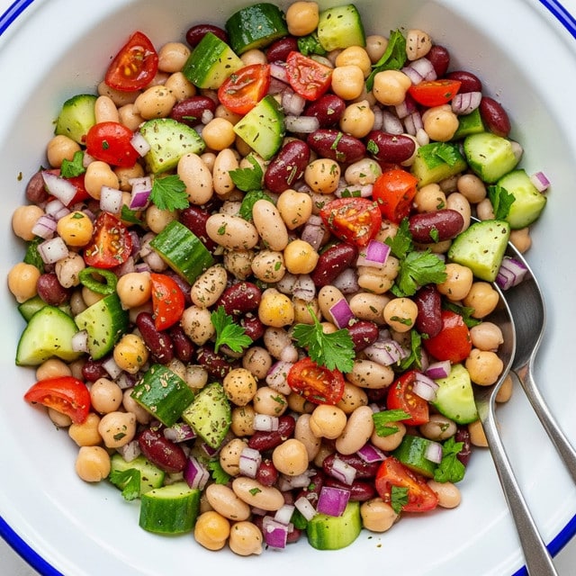 Mediterranean Bean Salad Recipe - Recipe Image
