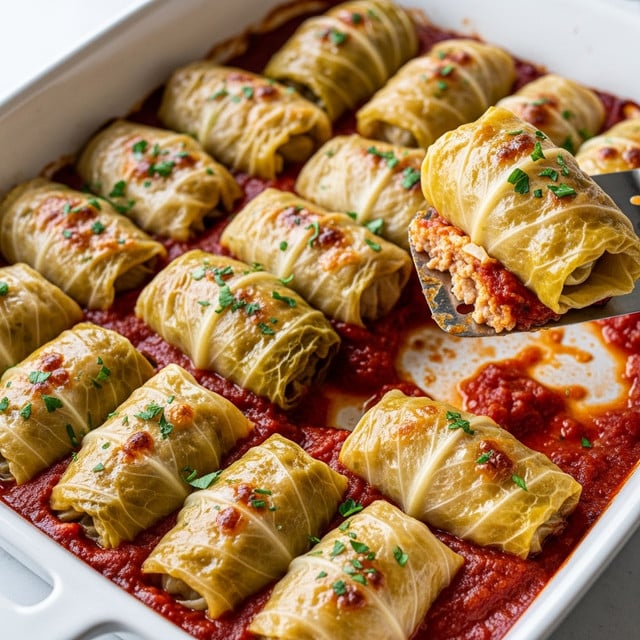 Traditional Stuffed Cabbage Rolls Recipe