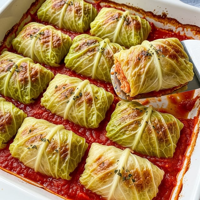 Traditional Stuffed Cabbage Rolls Recipe - Recipe Image