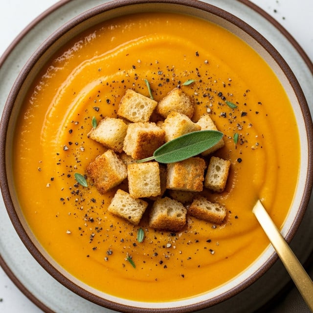 Butternut Squash Apple Soup Recipe