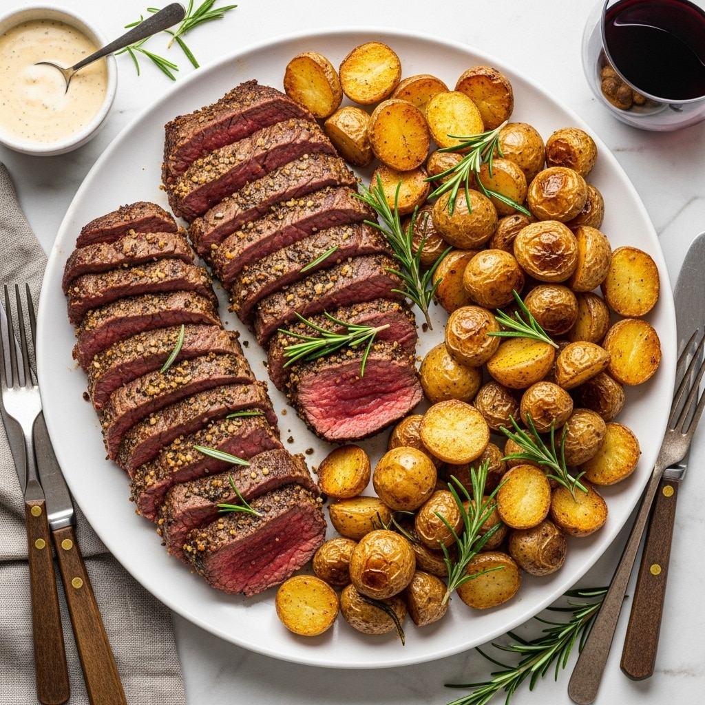 Garlic Rosemary Beef Tenderloin Recipe - Recipe Image