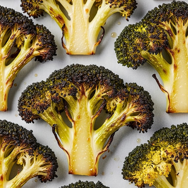 Oven Roasted Broccoli (Baked Broccoli) Recipe - Recipe Image