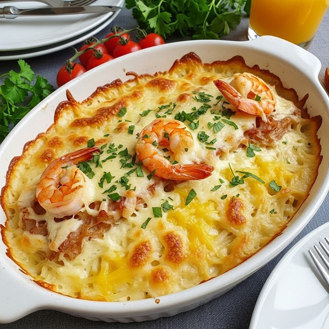 Easy Seafood Casserole Recipe - Recipe Image