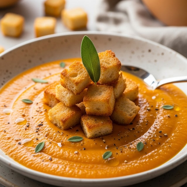 Butternut Squash Apple Soup Recipe - Recipe Image