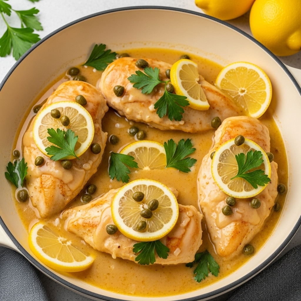 Lemon Chicken Piccata Recipe - Recipe Image