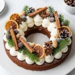 Spiced Gingerbread Wreath Cake – A Cozy Holiday Delight! Recipe
