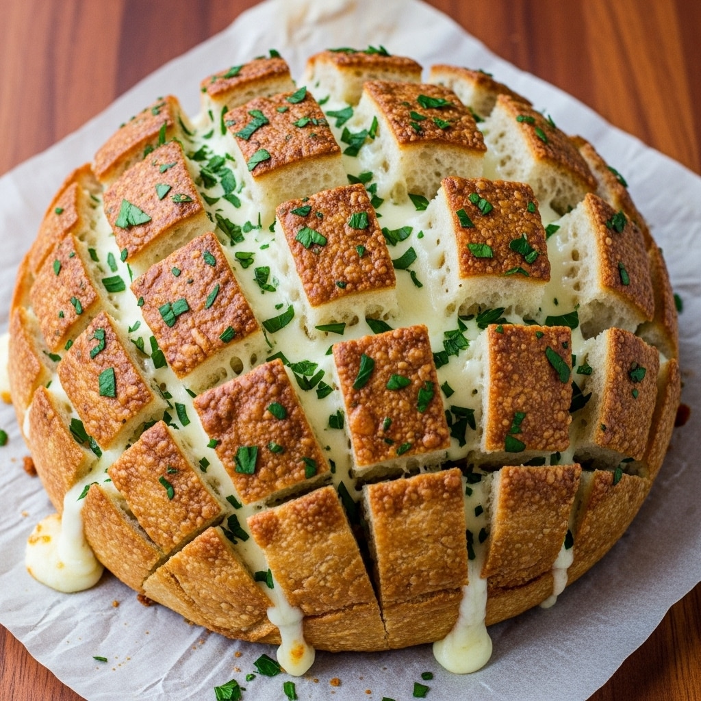 Pull-Apart Cheese Bread Recipe - Recipe Image