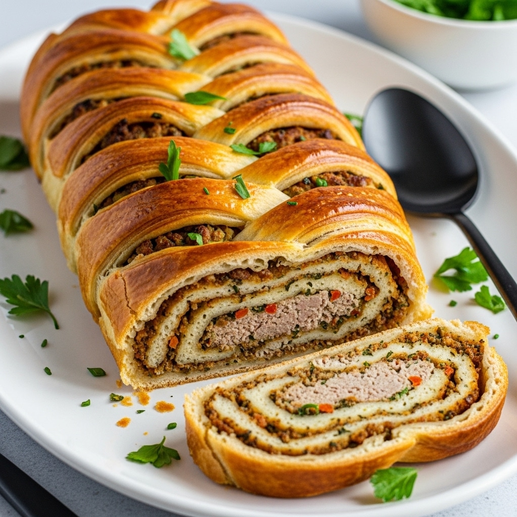 Vegan Thanksgiving Lentil Stromboli Recipe