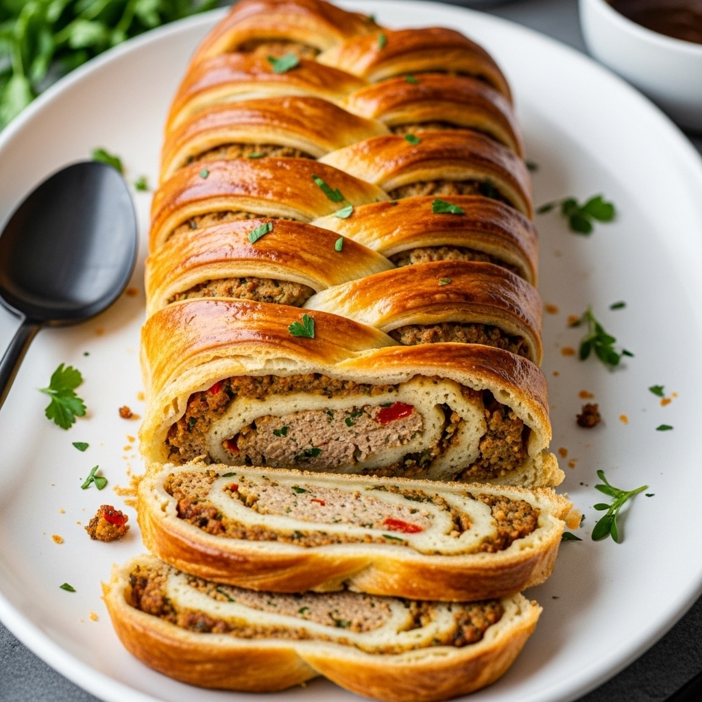 Vegan Thanksgiving Lentil Stromboli Recipe - Recipe Image