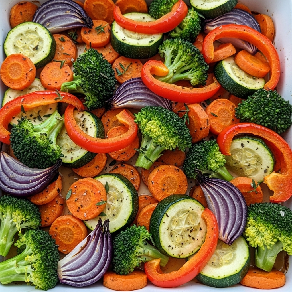 Garlic Roasted Vegetables Recipe - Recipe Image