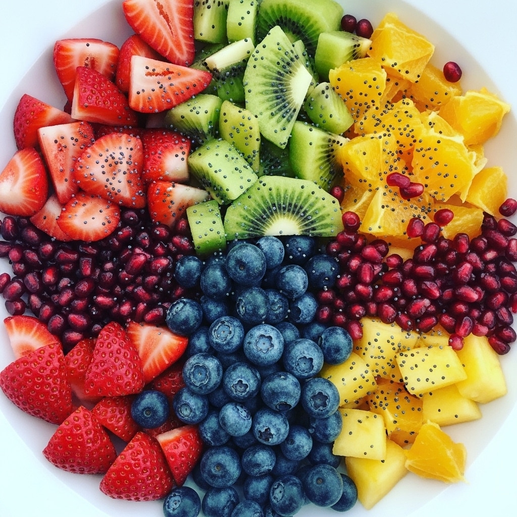 Winter Fruit Salad with Orange Poppy Seed Dressing Recipe - Recipe Image