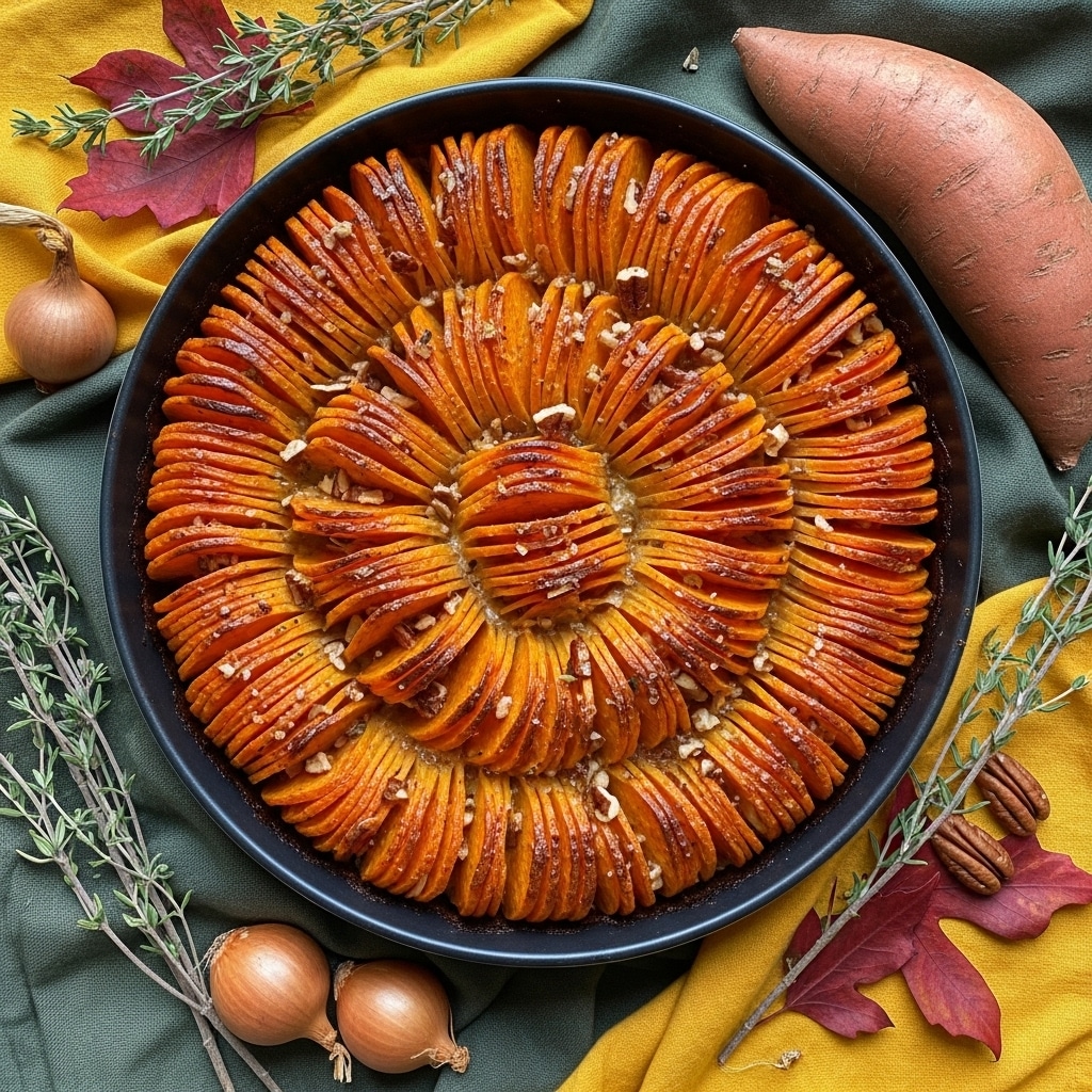 Sweet Potatoes au Gratin Recipe - Recipe Image