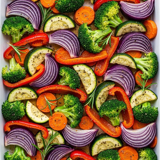 Garlic Roasted Vegetables Recipe