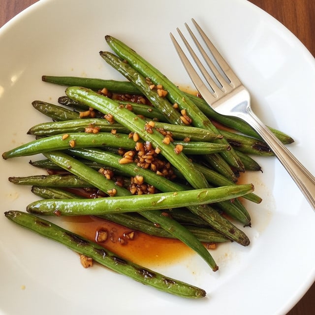 Chinese Green Beans With Garlic Sauce Recipe - Recipe Image
