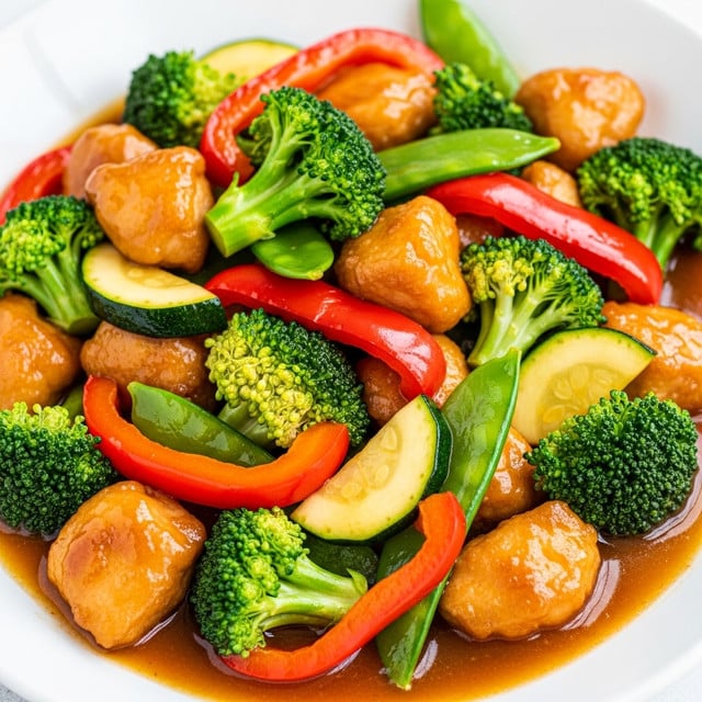 Chicken with Mixed Vegetable Stir Fry Recipe - Recipe Image