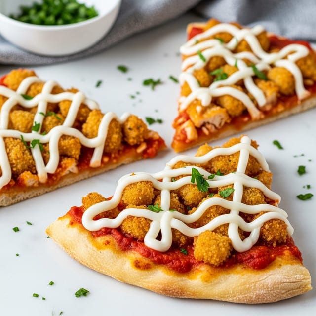 Vegan Chicken Parm Pizza Recipe - Recipe Image