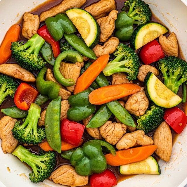 Chicken with Mixed Vegetable Stir Fry Recipe - Recipe Image