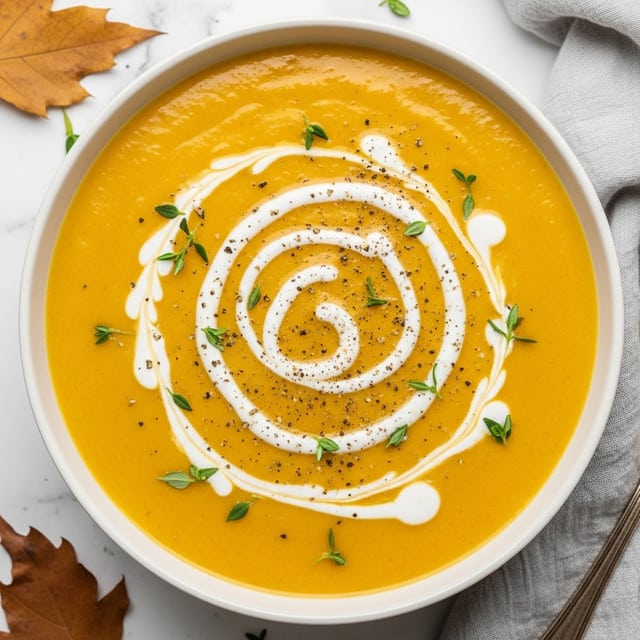 Crockpot Butternut Squash Soup Recipe - Recipe Image