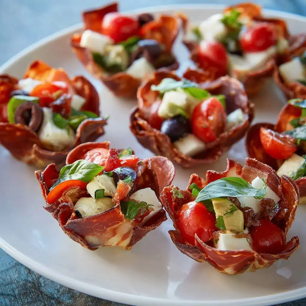Salami Cups Antipasto Recipe