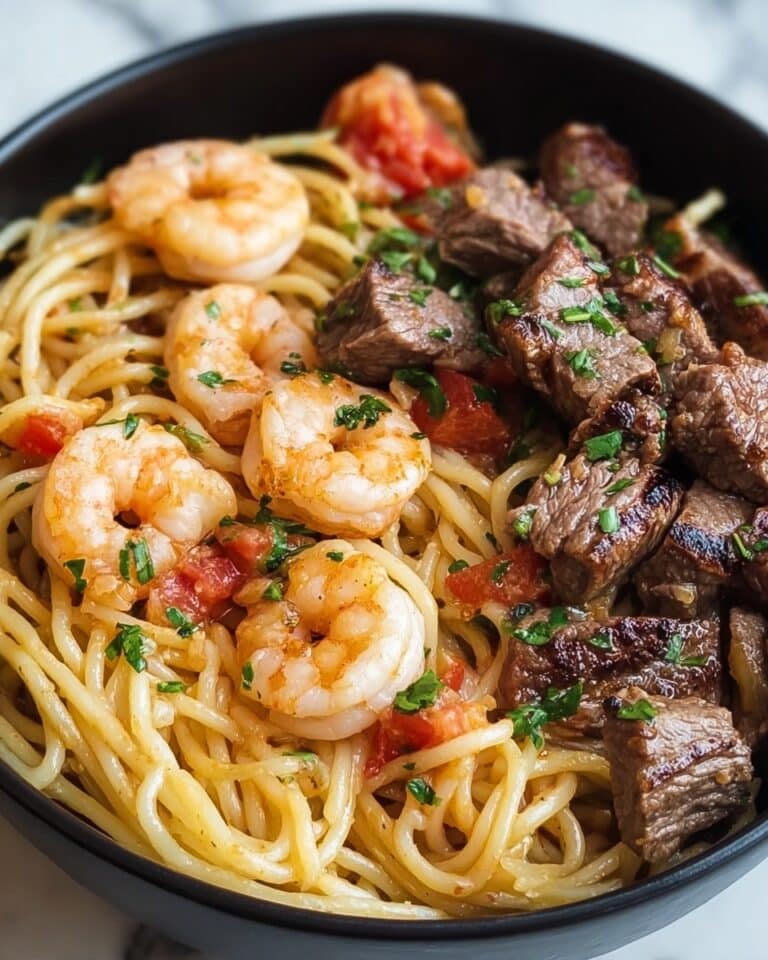 Surf and Turf Garlic Noodles: A Flavorful Recipe Delight Recipe