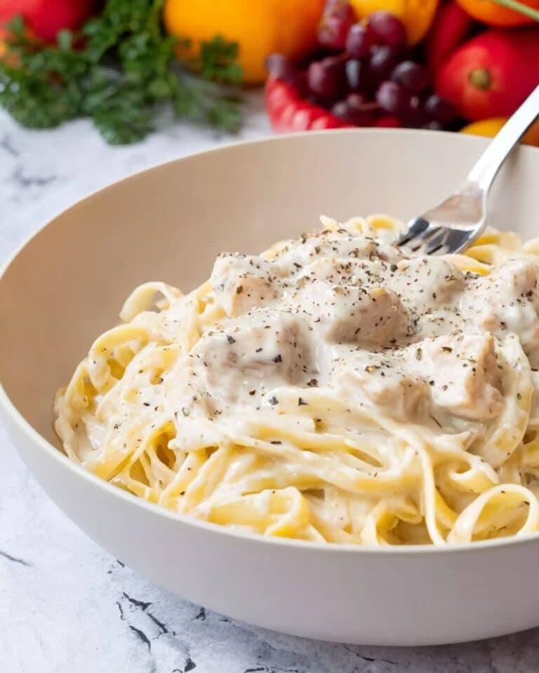 Instant Pot Chicken Fettuccine Alfredo Recipe
