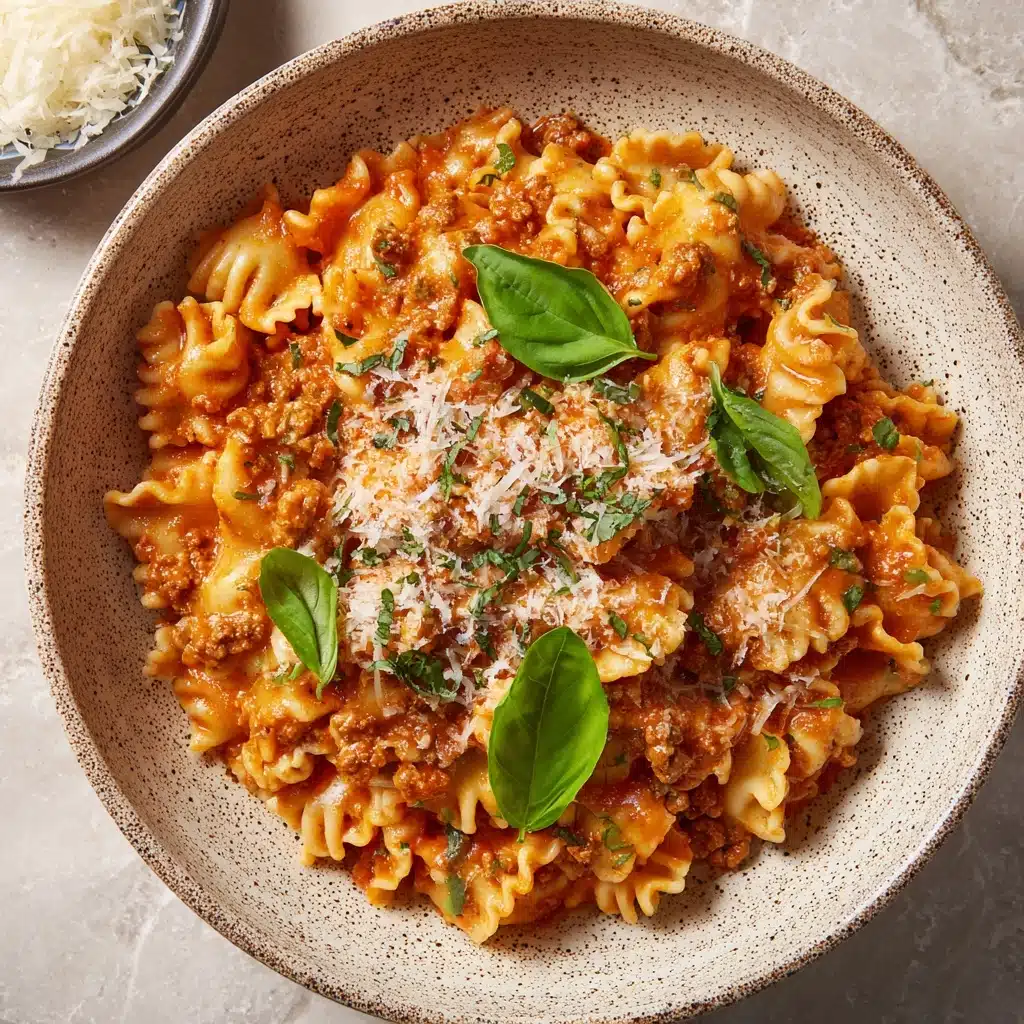 One Pot Lasagna Pasta Recipe - Recipe Image