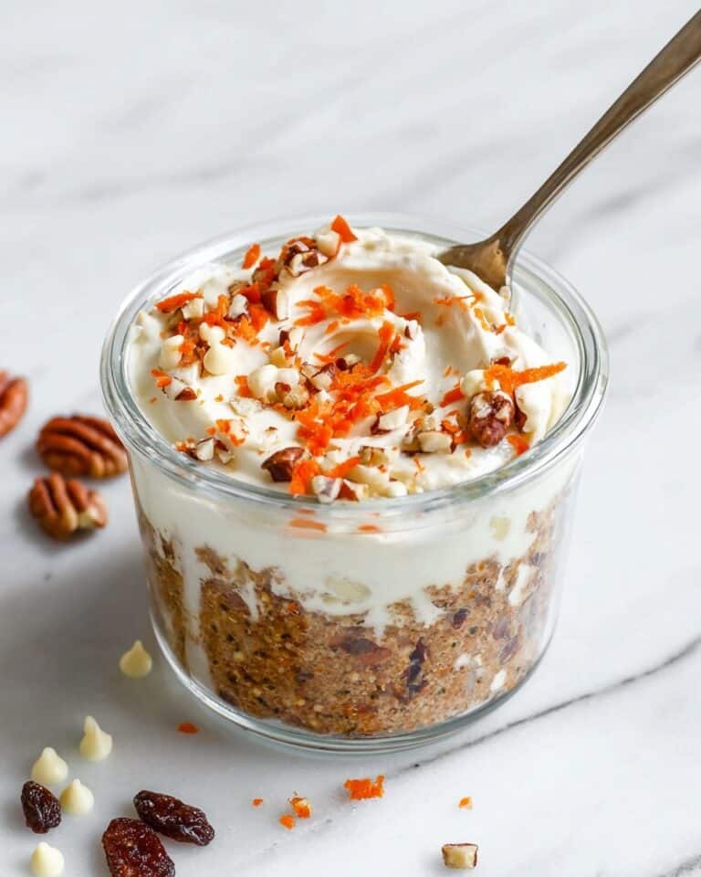 Carrot Cake Overnight Oats (Protein Recipe) Recipe