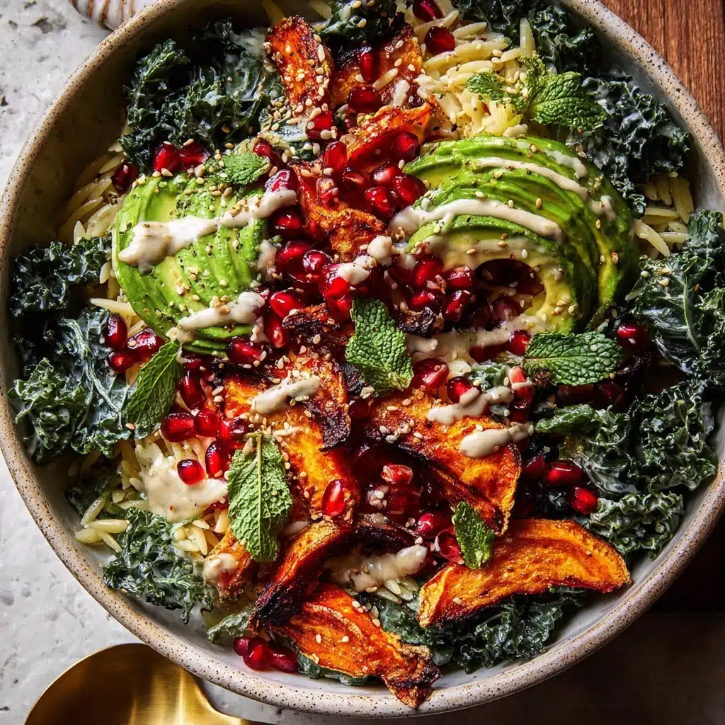 Roasted Sweet Potato Salad with Tahini Dressing Recipe - Recipe Image