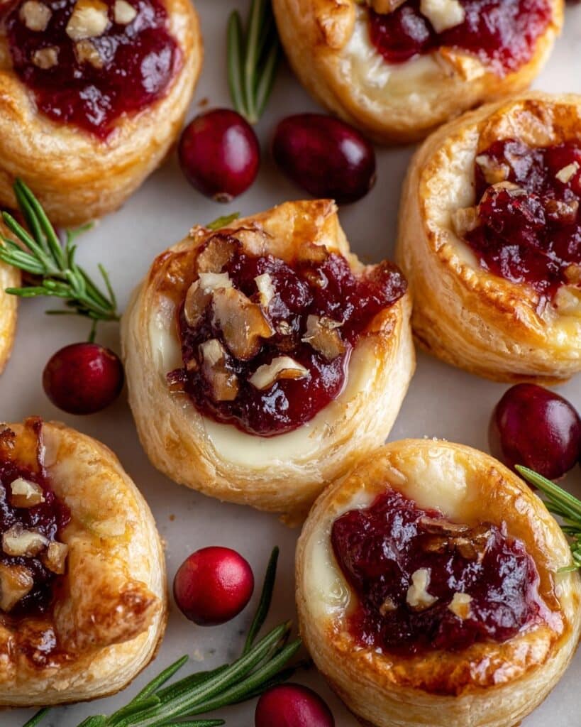 Cranberry Brie Bites Recipe