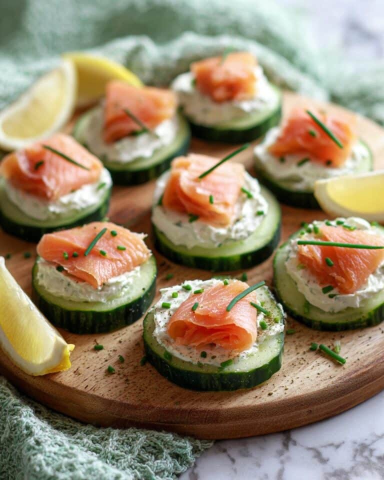 Cucumber Smoked Salmon Bites Recipe
