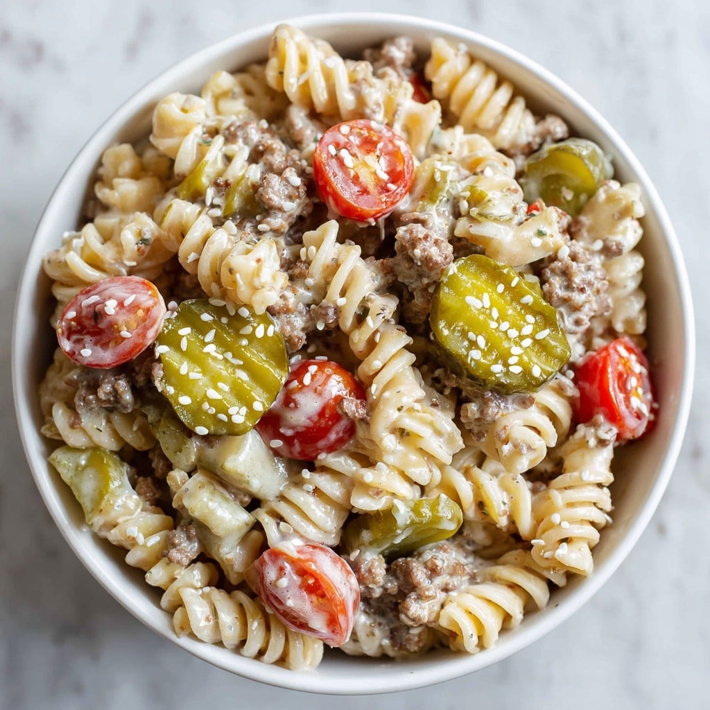 Big Mac Pasta Salad Recipe
