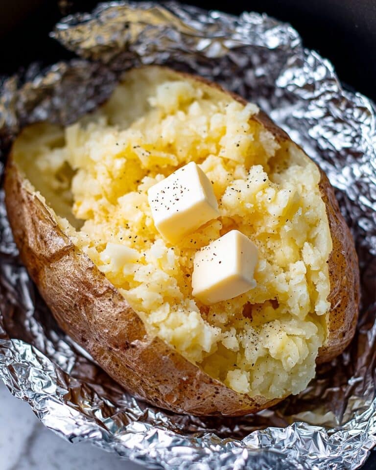 Baked Potatoes with Olive Oil & Kosher Salt Recipe