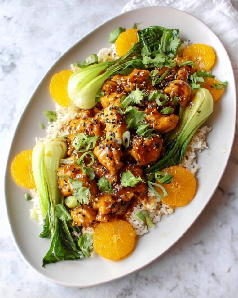 Vegan Orange Chicken with Crispy Soy Curls Recipe
