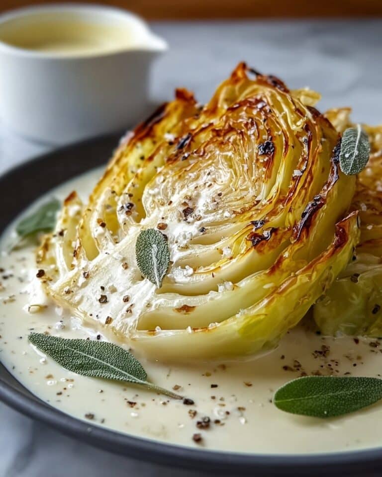 Garlic-Parmesan Melting Cabbage Recipe
