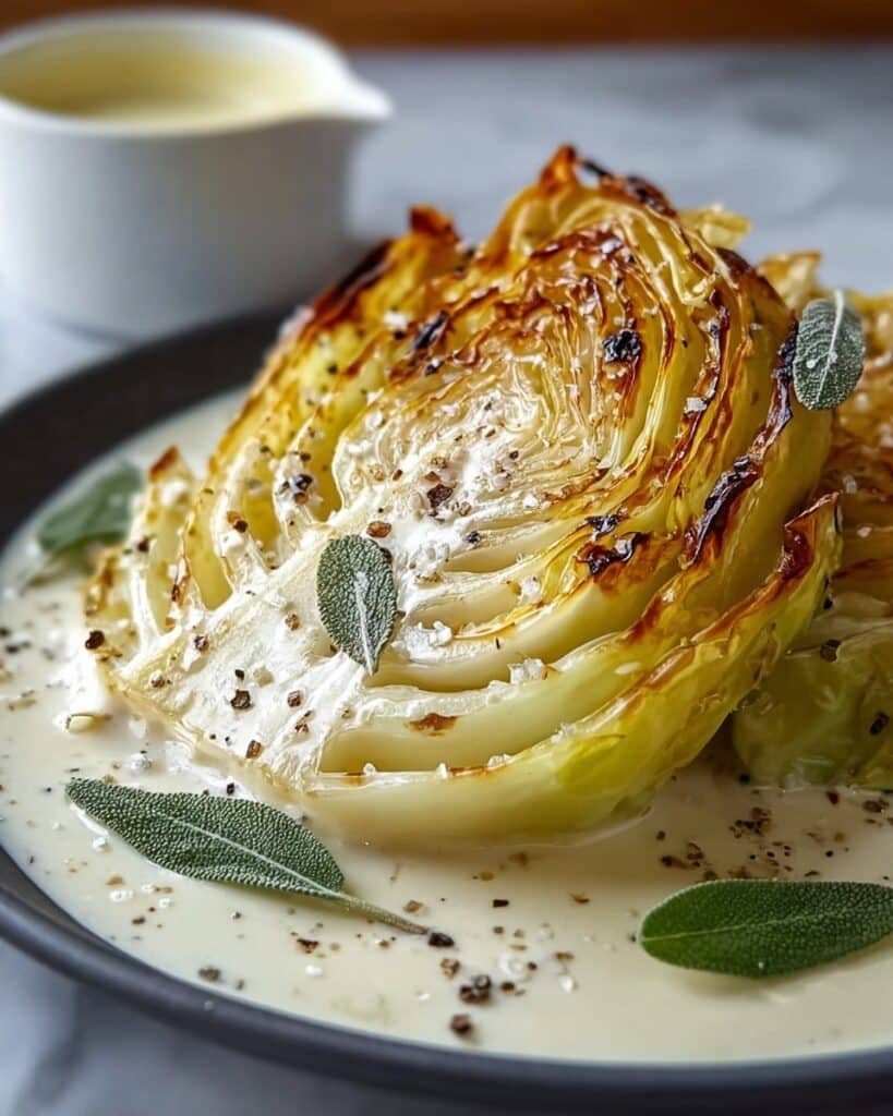 Garlic-Parmesan Melting Cabbage Recipe