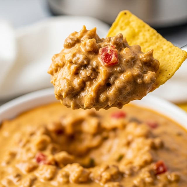 The Best Slow Cooker Queso Dip Recipe - Recipe Image