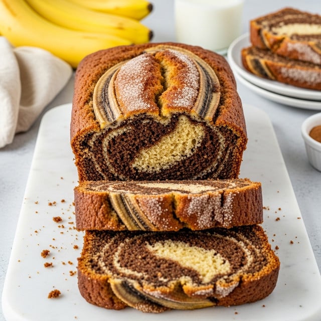Cinnamon Swirled Banana Bread Recipe