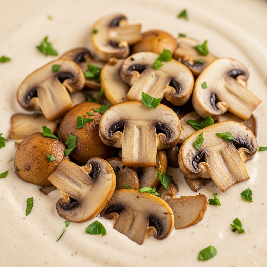 Creamy Parmesan Mushroom Sauce Recipe - Recipe Image