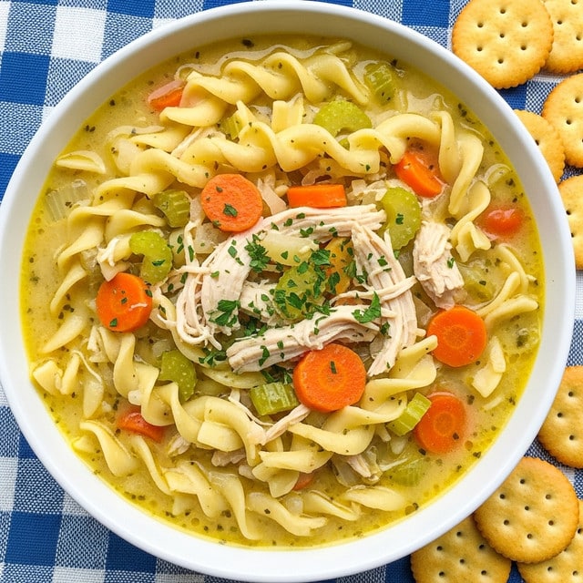 Creamy Chicken Noodle Soup Recipe