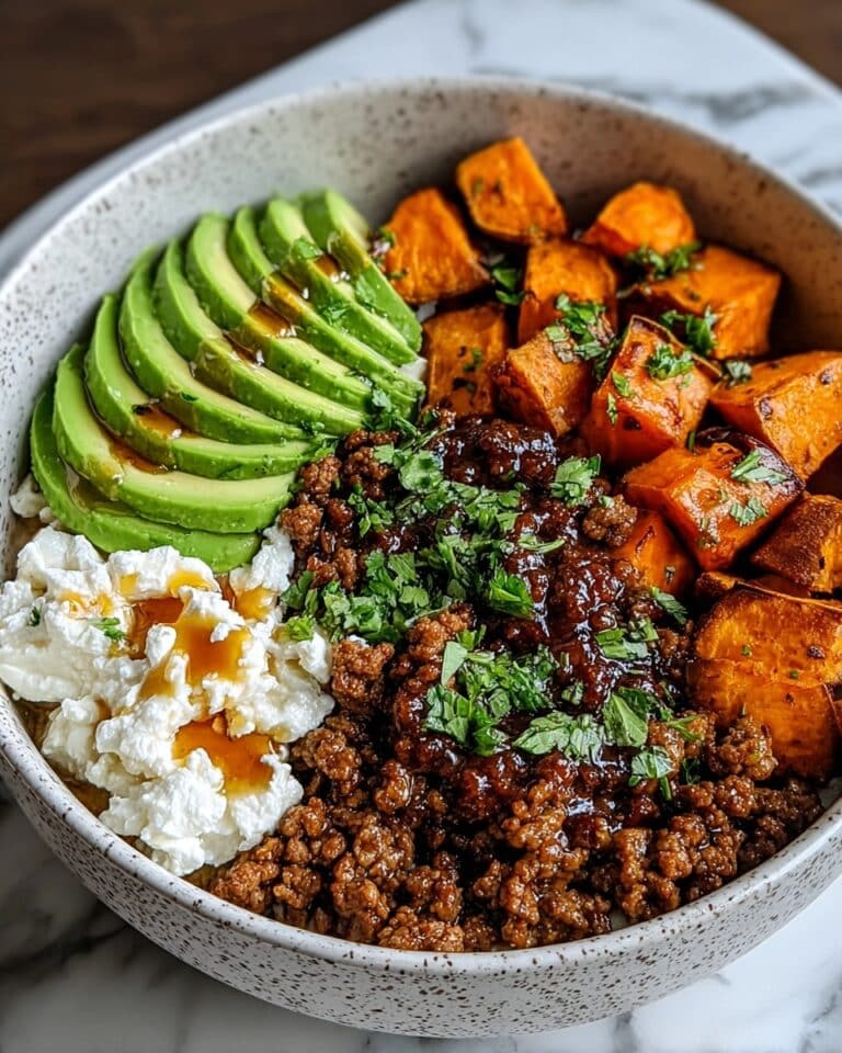 Ground Beef Hot Honey Bowl Recipe