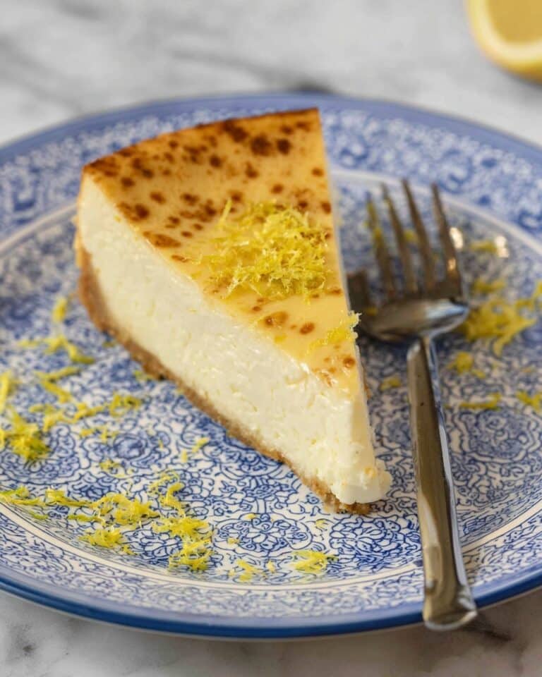 Italian Lemon Ricotta Cheesecake Recipe