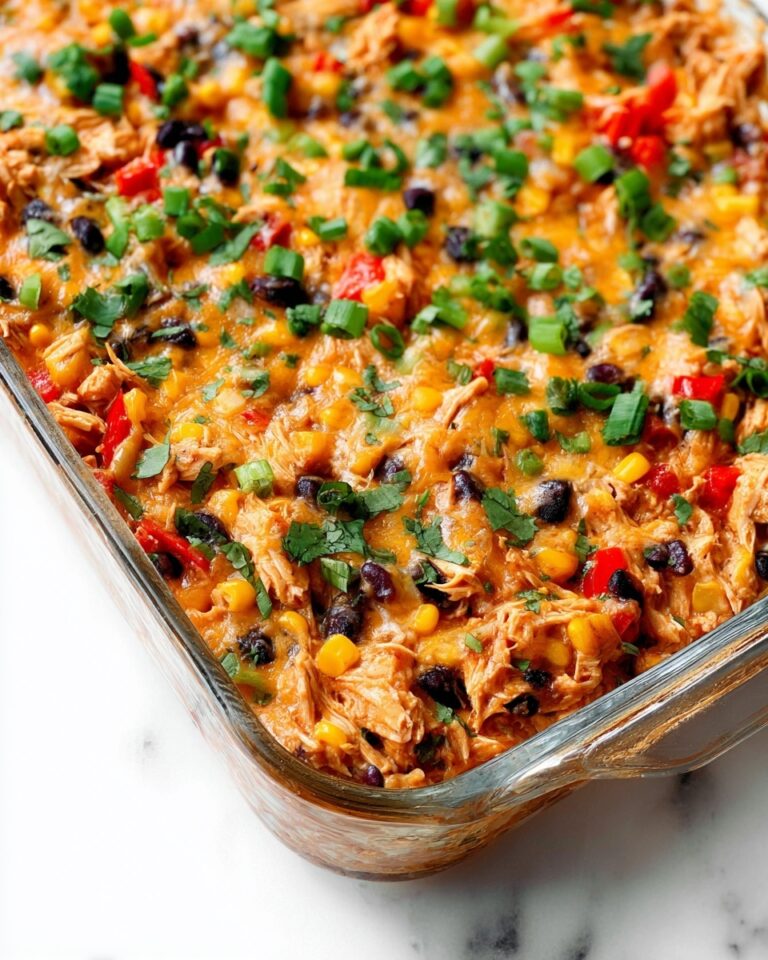 Easy Chicken Burrito Casserole Recipe